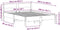 vidaXL - Bedframe - zonder - matras - massief - grenenhout - wit - 160x200 - cm