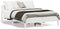 vidaXL - Bedframe - zonder - matras - massief - grenenhout - wit - 135x190 - cm