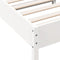 vidaXL - Bedframe - zonder - matras - massief - grenenhout - wit - 90x200 - cm
