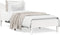 vidaXL - Bedframe - zonder - matras - massief - grenenhout - wit - 90x190 - cm