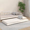 vidaXL - Bedframe - zonder - matras - massief - grenenhout - wit - 75x190 - cm