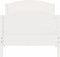 vidaXL - Bedframe - zonder - matras - massief - grenenhout - wit - 75x190 - cm