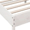 vidaXL - Bedframe - zonder - matras - massief - grenenhout - wit - 90x190 - cm