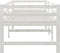 vidaXL - Bedframe - zonder - matras - massief - grenenhout - wit - 90x200 - cm