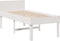 vidaXL - Bedframe - zonder - matras - massief - grenenhout - wit - 80x200 - cm