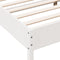 vidaXL - Bedframe - zonder - matras - massief - grenenhout - wit - 150x200 - cm