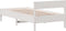vidaXL - Bedframe - zonder - matras - massief - grenenhout - wit - 90x190 - cm