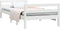 vidaXL - Bedframe - zonder - matras - massief - grenenhout - wit - 90x200 - cm
