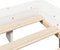 vidaXL - Bedframe - zonder - matras - massief - grenenhout - wit - 160x200 - cm