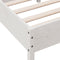 vidaXL - Bedframe - zonder - matras - massief - grenenhout - wit - 90x200 - cm