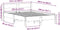 vidaXL - Bedframe - zonder - matras - massief - grenenhout - wit - 120x200 - cm