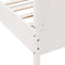 vidaXL - Bedframe - zonder - matras - massief - grenenhout - wit - 75x190 - cm