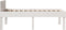 vidaXL - Bedframe - zonder - matras - massief - grenenhout - wit - 80x200 - cm