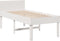 vidaXL - Bedframe - zonder - matras - massief - grenenhout - wit - 90x190 - cm