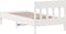 vidaXL - Bedframe - zonder - matras - massief - grenenhout - wit - 90x200 - cm