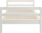 vidaXL - Bedframe - zonder - matras - massief - grenenhout - wit - 80x200 - cm