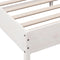 vidaXL - Bedframe - zonder - matras - massief - grenenhout - wit - 140x190 - cm