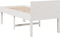 vidaXL - Bedframe - zonder - matras - massief - grenenhout - wit - 80x200 - cm