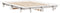 vidaXL - Bedframe - zonder - matras - massief - grenenhout - wit - 140x200 - cm