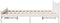vidaXL - Bedframe - zonder - matras - massief - grenenhout - wit - 120x190 - cm