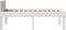 vidaXL - Bedframe - zonder - matras - massief - grenenhout - wit - 75x190 - cm