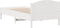 vidaXL - Bedframe - zonder - matras - massief - grenenhout - wit - 90x190 - cm