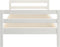vidaXL - Bedframe - zonder - matras - massief - grenenhout - wit - 90x200 - cm