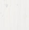 vidaXL - Bedframe - zonder - matras - massief - grenenhout - wit - 150x200 - cm