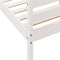 vidaXL - Bedframe - zonder - matras - massief - grenenhout - wit - 140x200 - cm