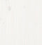 vidaXL - Bedframe - zonder - matras - massief - grenenhout - wit - 150x200 - cm
