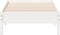 vidaXL - Bedframe - zonder - matras - massief - grenenhout - wit - 90x190 - cm