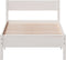 vidaXL - Bedframe - zonder - matras - massief - grenenhout - wit - 140x200 - cm