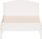vidaXL - Bedframe - zonder - matras - massief - grenenhout - wit - 75x190 - cm