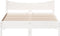 vidaXL - Bedframe - zonder - matras - massief - grenenhout - wit - 120x190 - cm