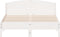 vidaXL - Bedframe - zonder - matras - massief - grenenhout - wit - 120x200 - cm