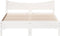 vidaXL - Bedframe - zonder - matras - massief - grenenhout - wit - 140x200 - cm