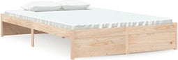vidaXL - Bedframe - zonder - matras - massief - hout - 120x200 - cm