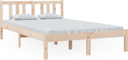 vidaXL - Bedframe - zonder - matras - massief - hout - 120x200 - cm