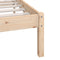 vidaXL - Bedframe - zonder - matras - massief - hout - 120x200 - cm