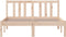 vidaXL - Bedframe - zonder - matras - massief - hout - 120x200 - cm