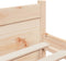 vidaXL - Bedframe - zonder - matras - massief - hout - 140x200 - cm