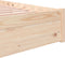 vidaXL - Bedframe - zonder - matras - massief - hout - 140x200 - cm