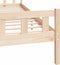 vidaXL - Bedframe - zonder - matras - massief - hout - 160x200 - cm