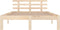 vidaXL - Bedframe - zonder - matras - massief - hout - 160x200 - cm