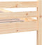 vidaXL - Bedframe - zonder - matras - massief - hout - 160x200 - cm