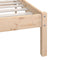 vidaXL - Bedframe - zonder - matras - massief - hout - 200x200 - cm