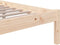 vidaXL - Bedframe - zonder - matras - massief - hout - 200x200 - cm