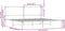 vidaXL - Bedframe - zonder - matras - metaal - bruin - eikenkleur - 180x200 - cm