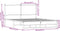 vidaXL - Bedframe - zonder - matras - metaal - bruin - eikenkleurig - 140x190 - cm