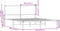 vidaXL - Bedframe - zonder - matras - metaal - bruin - eikenkleurig - 140x190 - cm